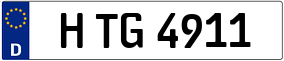 Truck License Plate